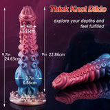 9.4inch Monster Dildo Horse Cock Knots Huge Penis Thick Anal Plug Dragon Dick Dog Knot Dildos Adult Sex toys for Women Gay 18+