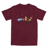 Classic Winnie The Pooh And Friends T Shirt Hip Hop T Shirts Streetwear Tshirt Summer 100 Cotton Breathable 4XL 5XL 6XL Clothes