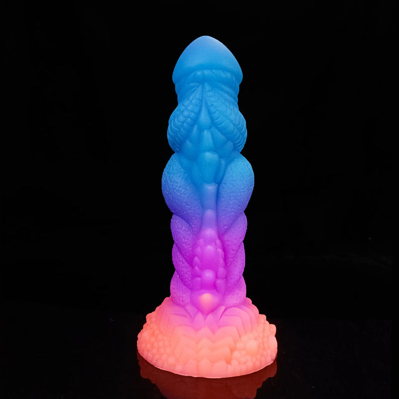 Silicone Realistic Dildo Luminous Monster Dildo Deep Anal Plug Explore Prostate Massage Anal Dildo Butt Plug Anal Toys Sexshop