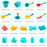 Children Beach Toys Summer Outdoor Games Sand Play Plastic Bucket Watering Bottle Shovels Kids Beach Water Game Toys Tools Gifrs