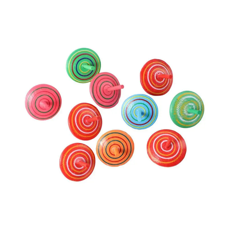 Toys Educational Game Peg-Top Desktop Toys Wooden Rotate Gyro Woode Spinning Top Toy Desktop Spinning Top Wooden Gyro Toys