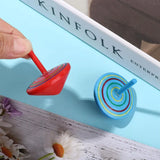 Toys Educational Game Peg-Top Desktop Toys Wooden Rotate Gyro Woode Spinning Top Toy Desktop Spinning Top Wooden Gyro Toys
