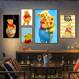 1pc Winnie the Pooh Poster Poster Art Print Bar Living Room Furniture Decor