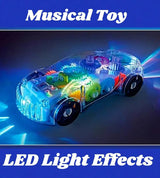 Baby toys Toddler Police Car Electric Vehicle Toy Auto Driving Transparent Gears Music Lights Cars Toys for Kids Boys