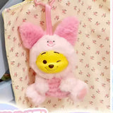 Original Winnie The Pooh Naughty Party Vinyl Face Doll Blind Box Cute Puffy Figurine Collectible Toy Kawaii Girl Birthday Gift