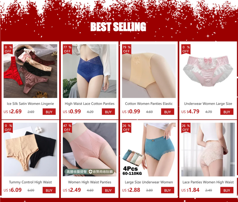 XL-5XL Women's Underwear Sexy Lace Panties Girls Flower Comfort Briefs Large Size Mid Waist Seamless Underpants Female Lingerie