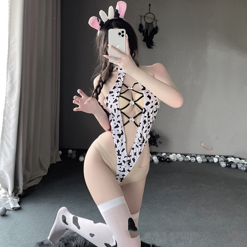 Cow Uniform Temptation Large Size Pajamas