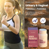 Probióticos vaginales para mujeres, pastillas para equilibrar el pH, prebióticos para la salud intestinal femenina, cápsulas de 60 mil millones de UFC, apoyo para el tracto urinario digestivo.