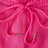 Pantalones rectos de color liso para mujer: cintura elástica con cordón y bolsillos dobles, pantalones casuales para primavera y otoño.