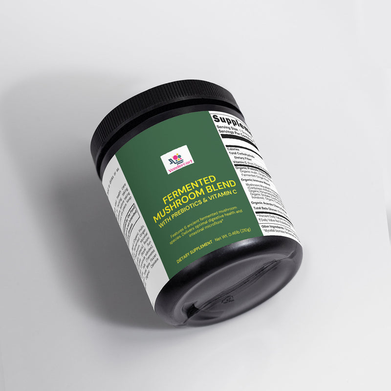 Mezcla de hongos fermentados que fortalece el sistema inmunitario intestinal con máxima absorción.