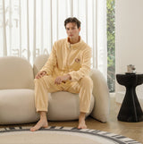 Conjunto de pijama de terciopelo para hombre 