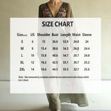 Women's Elegant V-Neck Green Floral Print A-Line Maxi Semi-Sheer Long Sleeve Spring&Summer Dress