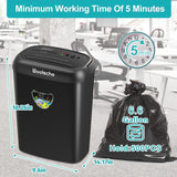 Paper Shredder -10 Sheets Of Paper Cut Horizontally With 3.43 Gallon Paper Basket - P-4 Security Level -3 Mode Designs - Shreds CDs And Credit Cards - Durable, Fast, Anti Paper Jam, Suitable For Home