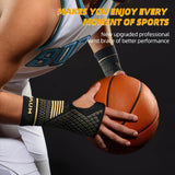 1 Pair Copper Wrist Compression Sleeves Support Brace Unisex For Sports Fitness Workouts Typing Breathable Hand Protection