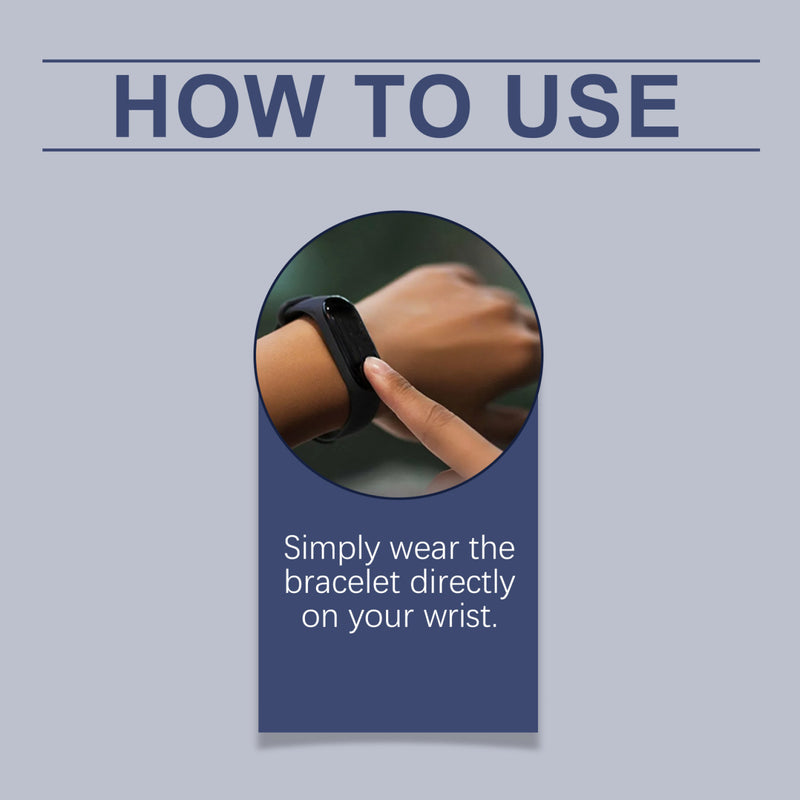 Houkea Men's Care Bracelet Body Relief Discomfort Everyday Portable And Fashionable Wear Gentle Care Bracelet