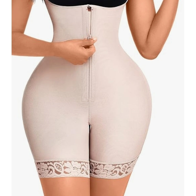 High - Waist Tummy - Control ShapeWear Party Daily REACH - Certified Lace - Trim