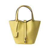 Basket Bag Palm Purple Blue Powder Yellow Ash Black White