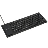 Waterproof Silicone Keyboard Foldable Flexible USB Dustproof DirtProof Full Size