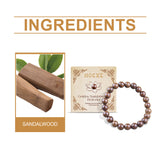 Hoexe Golden Silk Sandalwood Bead Bracelet Is A Simple And Fashionable Decoration For Daily Wear On The Hand