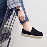 Women's Shoes Lightweight Non-slip Retro Loafers Slip-on Pumps