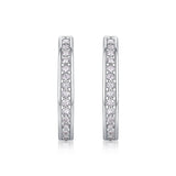 Highlight - S925 Moissanite Sterling Silver Earrings With Platinum-plated Stud Earrings, Fashionable, Trendy And Affordable Diamond Jewelry