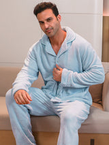 Conjunto de pijama de terciopelo para hombre 