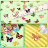 MARFOREVER 120 Pieces Butterfly Ornaments For Jewelry Making, All Kinds Of Gold Enamel Butterfly Pendants For DIY Necklaces, Brracelets, Earrings, Jewelry Making Supplies-Selling On Amazon Is Prohibit