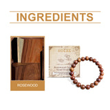 Hoexe Rosewood Bracelet Unisex Everyday Decoration With Rosewood Bracelet Beading