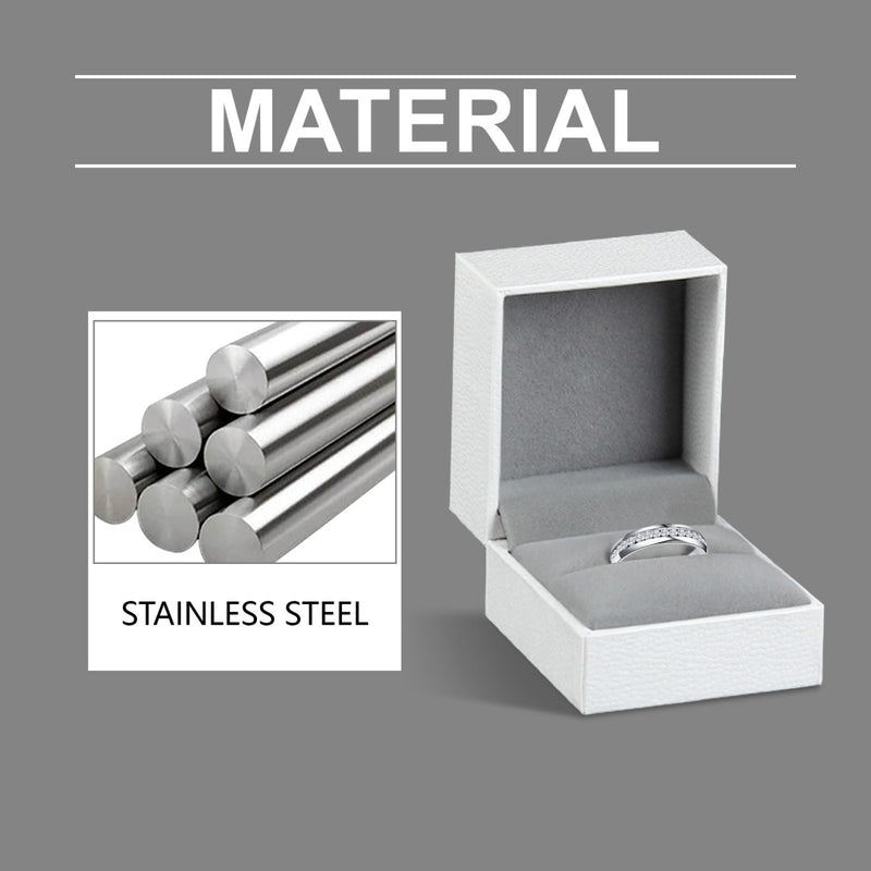 Hoexe Silver Dotted Diamond Ring Caring For Everyday Life, Comfortable To Wear, Sporty Rings For Men And Women