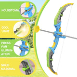 Bow & Arrow Toy Set, LED-lit Archery Toy,10 Suction Cup Arrows, Targets And Arrow Holders, Indoor And Outdoor Children's Toys Suitable For Boys And Girls.Logistics Is Randomly Sent By UPS,USPS,FEdex