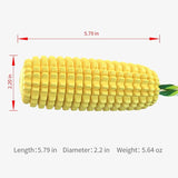PROKEl Dog Chew Toys Corn Stick Toy For Smal  MediumLarge Breed 5.8   Squeak Corn Stick Ropetoy