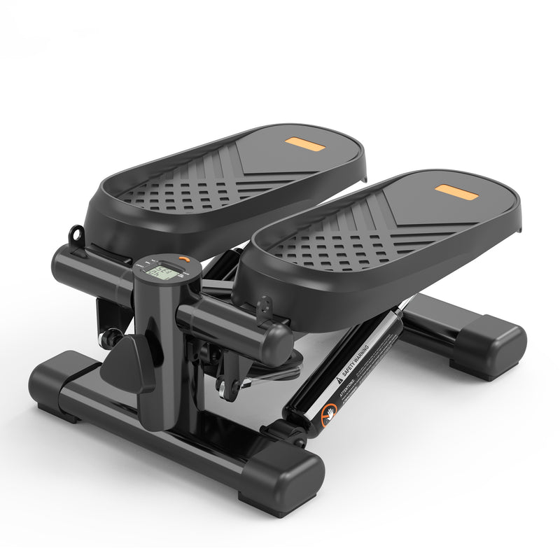 CD Monitor   Downloads Home Office Exercise 330LBS Capacity Mini Stepper With Resistance Bands And LCD Monitor