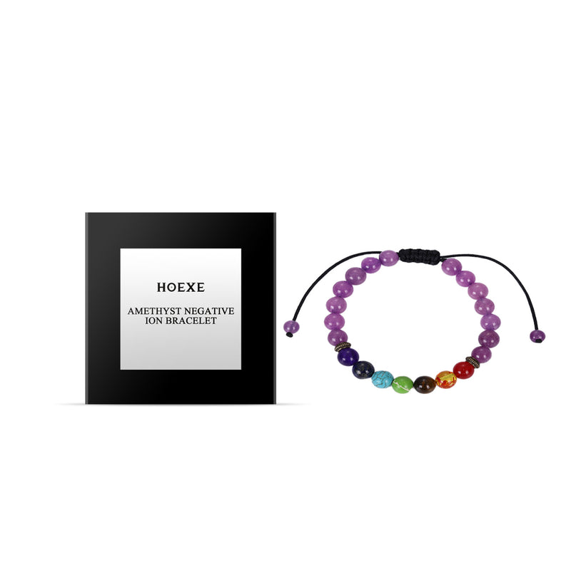 Hoexe Amethyst Bracelet Turquoise Simple And Versatile Fashion Personality Rose Amethyst Bracelet For Men And Women Couples