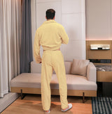 Conjunto de pijama de terciopelo para hombre 