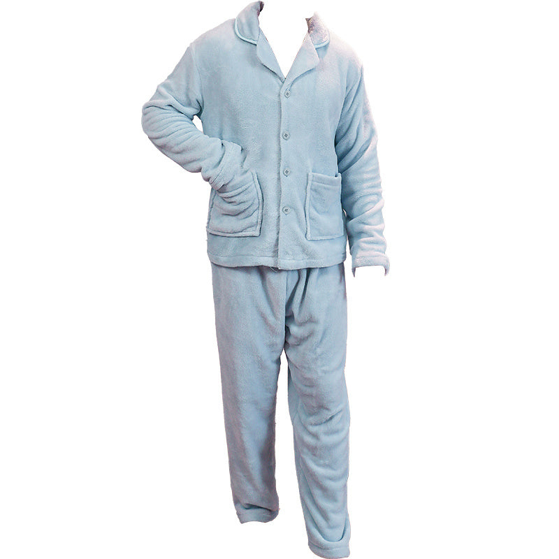 Conjunto de pijama de terciopelo para hombre 