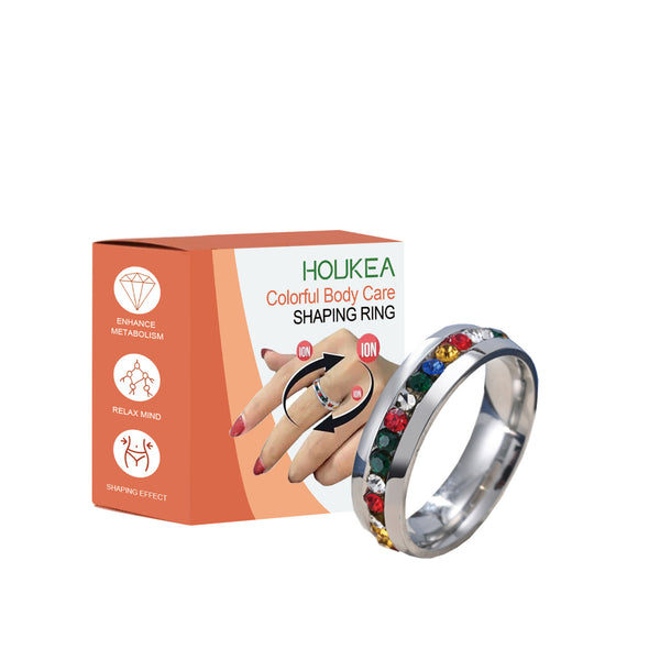 Houkea Colorful Rings Colored Rings Are Beautiful And Simple Accessories For Body Care, Everyday Fashion, Trendy Accessories