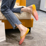 Fashion Crystal Women's Toe-covered Non-slip Sandals