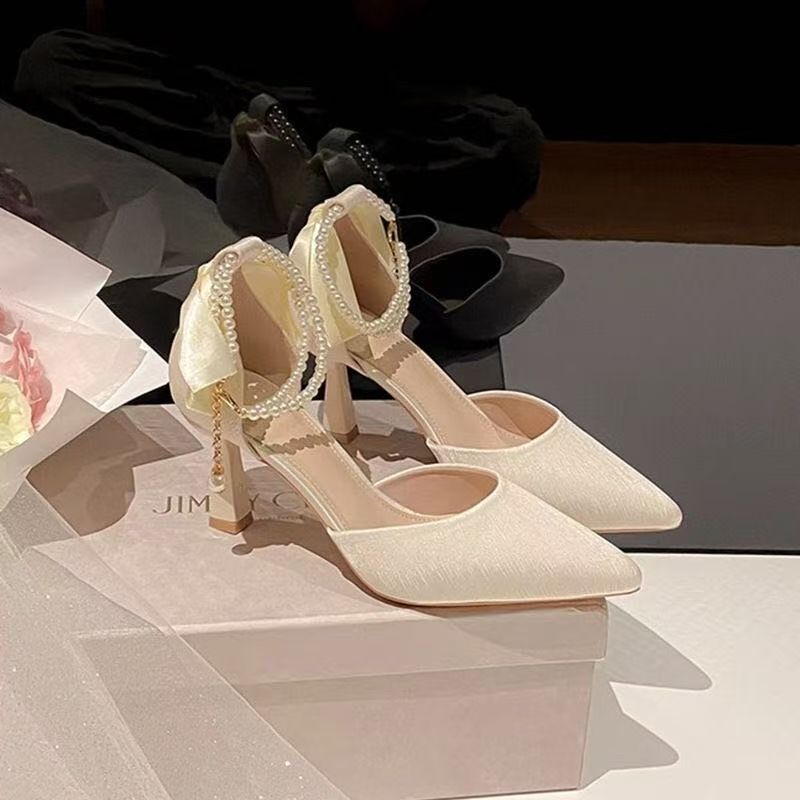 Fairy Style Bow Graceful And Fashionable High Heels