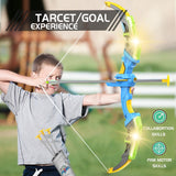 Bow & Arrow Toy Set, LED-lit Archery Toy,10 Suction Cup Arrows, Targets And Arrow Holders, Indoor And Outdoor Children's Toys Suitable For Boys And Girls.Logistics Is Randomly Sent By UPS,USPS,FEdex