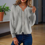 Women's Solid Color Jacquard Short Sleeve Casual Jacket Baseball Collar With Zipper Spring & Fall Lightweight Outerwear