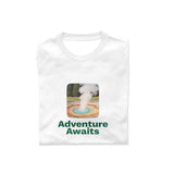 Solid Color Printed Men's Pure Cotton T-shirt - Casual Round Neck, Slightly Elastic, Suitable For Summer Knitted Fabrics, Classic Fit Adult Shirt, Couple Shirt