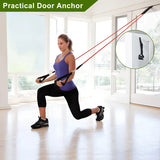 11Pcs Resistance Bands Set Fitness Workout Tubes Exercise Tube Bands