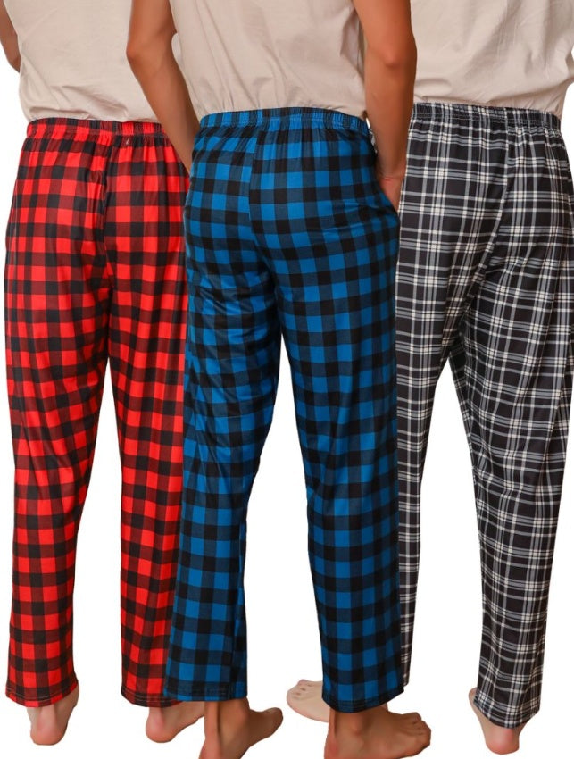 Ice Silk Fabric Single Stripe Pants Style