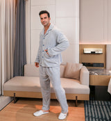 Conjunto de pijama de terciopelo para hombre 