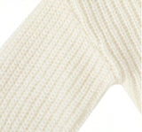 Women's Knitted Cardigan Sweater, Contrast Buttons, Chunky Knit, Gold Cuffs, Loose Long Sleeves, Spring Autumn Style